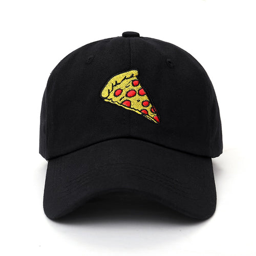 new pizza embroidery Baseball Cap