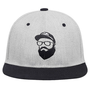 Original grey cool hip hop cap